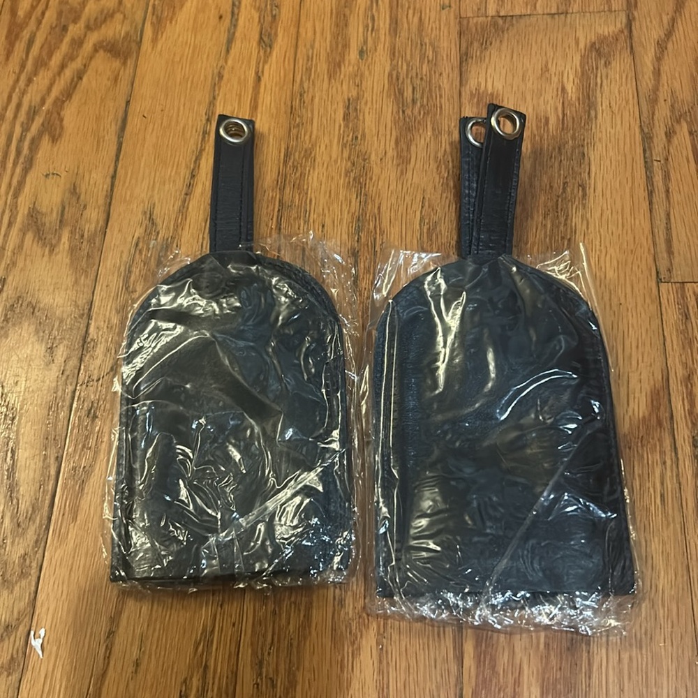NWT Celestielle Two-Pack Navy Luggage Tags